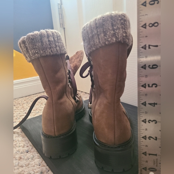 Aldo 6.5 Brown Ankle Boots - Picture 5 of 6